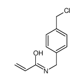N-[[4-(chloromethyl)phenyl]methyl]acrylamide结构式