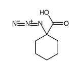 1-azidocyclohexane-1-carboxylic acid结构式