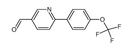 6-[4-(Trifluoromethoxy)phenyl]-3-pyridinecarbaldehyde Structure
