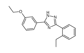 3-(2-Ethylphenyl)-5-(3-ethoxyphenyl)-1H-1,2,4-triazole structure