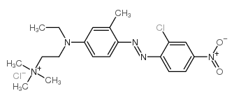 [2-[[4-[(2-chloro-4-nitrophenyl)azo]-3-methylphenyl]ethylamino]ethyl]trimethylammonium chloride Structure