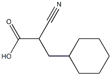 2-Cyano-3-cyclohexylpropanoic Acid Structure
