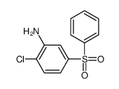 5-(benzenesulfonyl)-2-chloroaniline Structure