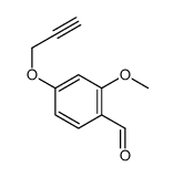 2-methoxy-4-prop-2-ynoxybenzaldehyde结构式