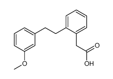 2-(2-(3-methoxyphenyl)ethyl)phenylacetic acid Structure