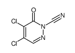 2-cyano-4,5-dichloropyridazin-3(2H)-one Structure