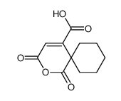 1,3-dioxo-2-oxa-spiro[5.5]undec-4-ene-5-carboxylic acid Structure