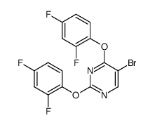 5-bromo-2,4-bis-(2,4-difluorophenoxy)pyrimidine结构式