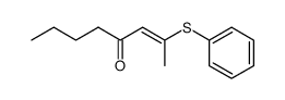 2-(phenylthio)oct-2-en-4-one结构式