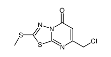 7-(chloromethyl)-2-(methylthio)-5H-[1,3,4]thiadiazolo[3,2-a]pyrimidin-5-one(SALTDATA: FREE)图片