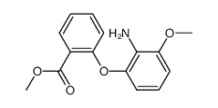 2-(2-amino-3-methoxy-phenoxy)-benzoic acid methyl ester Structure