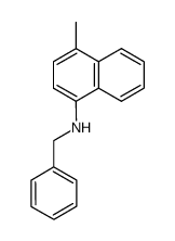 N-benzyl-4-methyl-1-naphthalenamine Structure