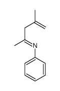 4-methyl-N-phenylpent-4-en-2-imine结构式