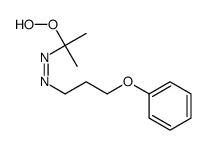2-hydroperoxypropan-2-yl(3-phenoxypropyl)diazene Structure
