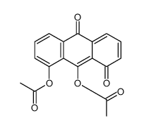 (9-acetyloxy-8,10-dioxoanthracen-1-yl) acetate结构式