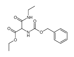 Nα-(carbobenzyloxy)-α-carbethoxyglycine N-ethylamide结构式