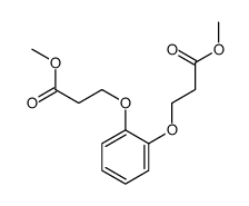 methyl 3-[2-(3-methoxy-3-oxopropoxy)phenoxy]propanoate结构式