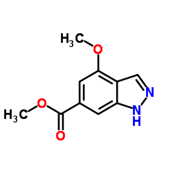 Methyl 4-methoxy-1H-indazole-6-carboxylate Structure