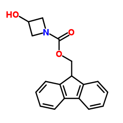 (9H-Fluoren-9-yl)methyl 3-hydroxyazetidine-1-carboxylate Structure