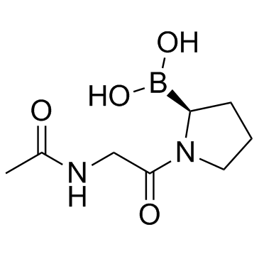 AC-甘氨酸-boroPro硫代酰胺结构式