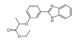 ethyl 2-[3-(1H-benzimidazol-2-yl)phenoxy]propanoate Structure