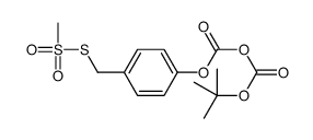 P-O-T-BOC-BENZYLMETHANETHIOSULFONATE Structure