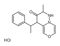 2-methyl-4-(1-phenylethyl)-2,4-dihydro-1H-pyridazino[6,1-c][1,4]oxazin-3-one,hydrochloride Structure