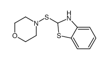 4-(2,3-dihydro-1,3-benzothiazol-2-ylsulfanyl)morpholine Structure