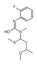 3-(2-fluorophenyl)-1-(3-methoxy-1-methylsulfanylbutyl)-1-methylurea Structure