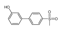 4'-(METHYLSULFONYL)-[1,1'-BIPHENYL]-3-OL Structure