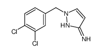 1-(3,4-Dichlorobenzyl)-1H-pyrazol-3-amine结构式