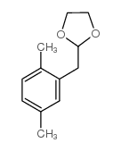 2,5-DIMETHYL-1-(1,3-DIOXOLAN-2-YLMETHYL)BENZENE structure