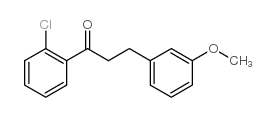 2'-CHLORO-3-(3-METHOXYPHENYL)PROPIOPHENONE Structure
