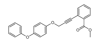 methyl 2-[3-(4-phenoxyphenoxy)prop-1-ynyl]benzoate Structure