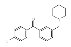 4'-CHLORO-3-PIPERIDINOMETHYL BENZOPHENONE picture