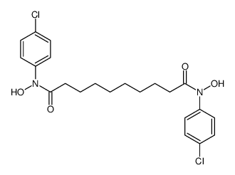 N,N'-bis(4-chlorophenyl)-N,N'-dihydroxydecanediamide结构式
