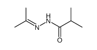 (2-methylpropanoyl)hydrazine acetone hydrazone Structure