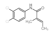 2-Butenamide,N-(3,4-dichlorophenyl)-2-methyl-结构式