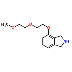 4-[2-(2-Methoxyethoxy)ethoxy]isoindoline结构式