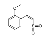 1-methoxy-2-(2-methylsulfonylethenyl)benzene结构式