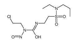 1-(2-chloroethyl)-3-[2-[ethyl(propyl)sulfamoyl]ethyl]-1-nitrosourea结构式