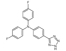 4-(2H-tetrazol-5-yl)phenyl-di(4-fluorophenyl)amine结构式