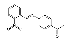 1-(4-((2-nitrobenzylidene)amino)phenyl)ethan-1-one Structure