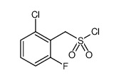 (2-氯-6-氟苯基)甲磺酰氯结构式