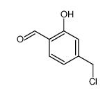 4-(chloromethyl)-2-hydroxybenzaldehyde Structure