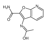 3-acetamidofuro[2,3-b]pyridine-2-carboxamide结构式