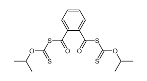 di-O-isopropyl-S,S-phthaloyl dixanthate (symmetrical) Structure