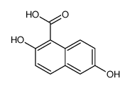 2,6-dihydroxynaphthalene-1-carboxylic acid Structure