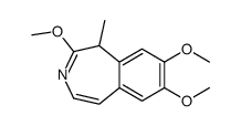 2,7,8-trimethoxy-1-methyl-1H-3-benzazepine结构式