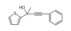 2-Thiophenemethanol, α-methyl-α-(2-phenylethynyl) Structure